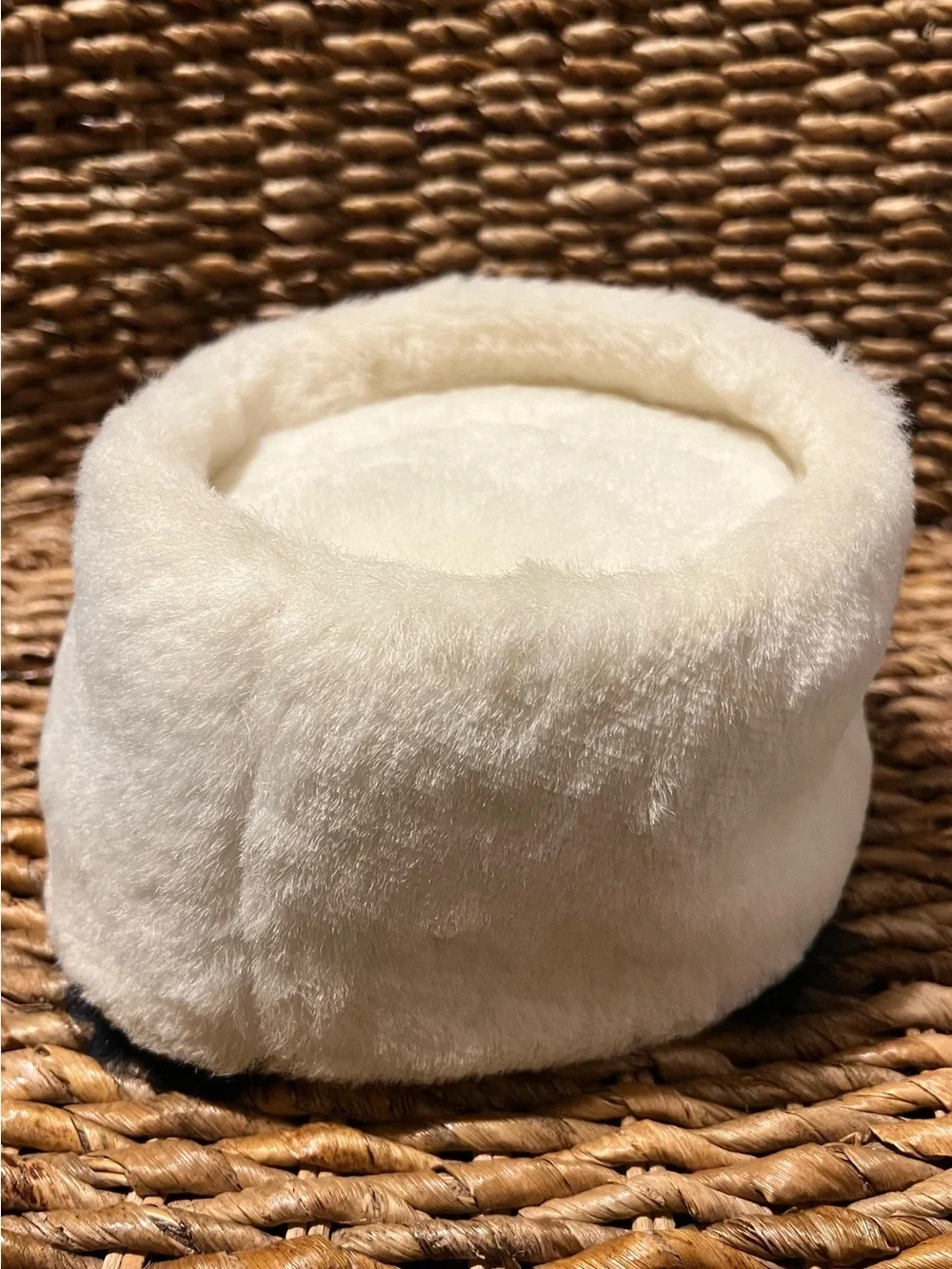 UNBRANDED Boutique Ivory Faux Fur Musketeer Hat